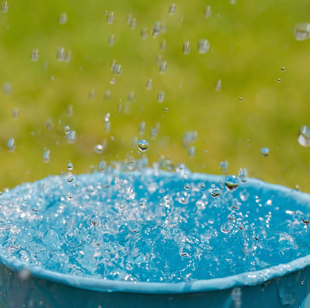 雨水から飲料水を作る