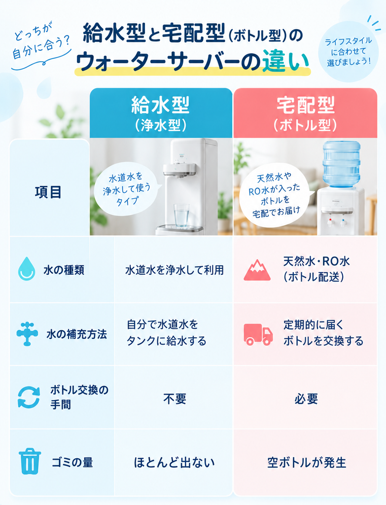 ボトルのゴミが出ず捨てる手間がない