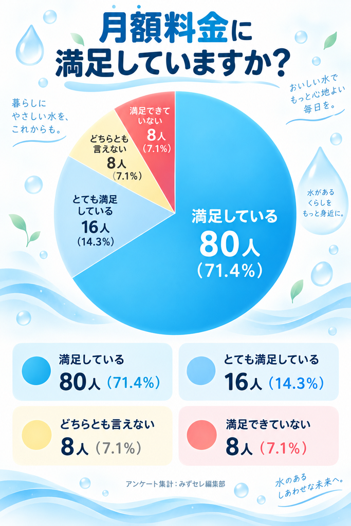 コスパに言及するアンケート
