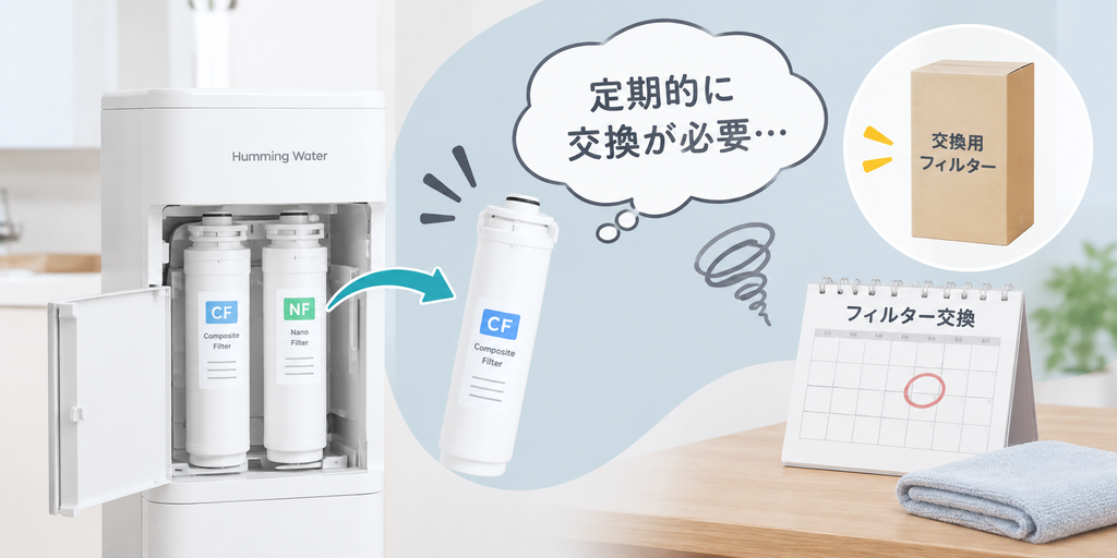 フィルター交換をするのが手間
